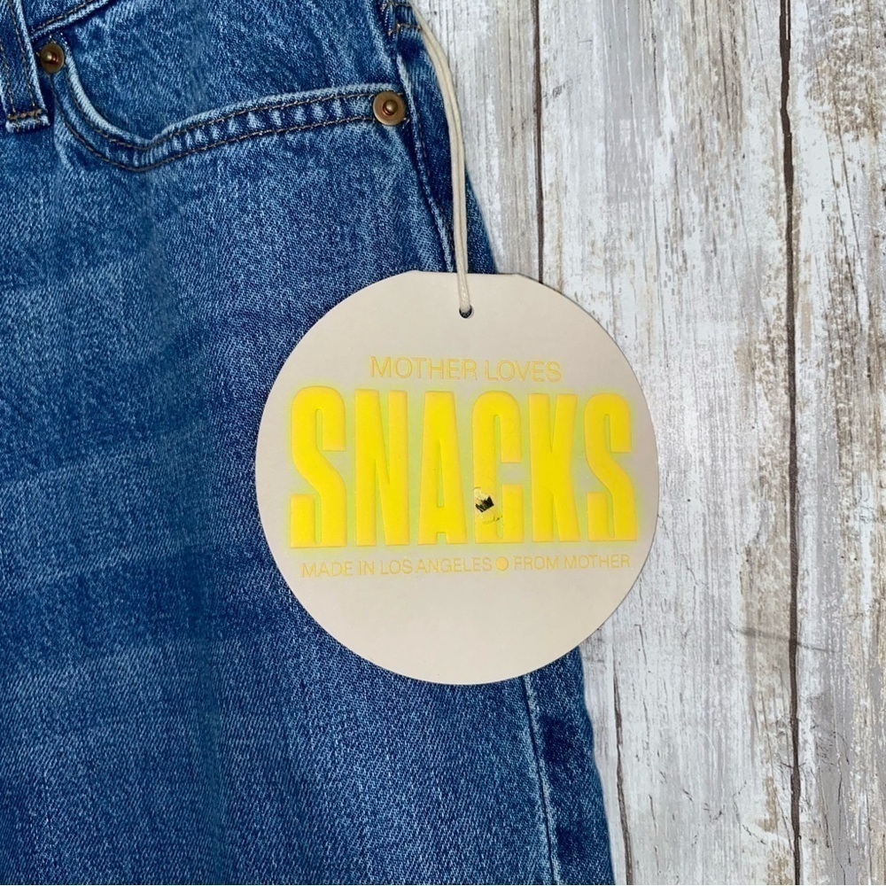 MOTHER Twizzy Skimp Snacks High Rise Straight Leg Jeans Delicious Memories 27 - Picture 11 of 11